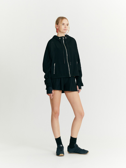 KEN MESH COMBO JACKET BLACK