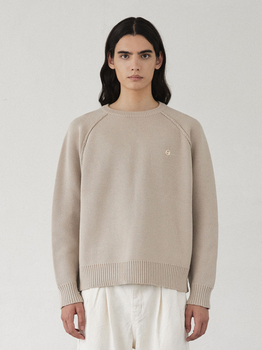 OUTSEAM POINT PULLOVER_BEIGE