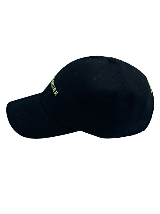AMLB002 LOGO BALL CAP BLACK