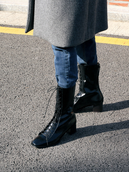 Devon lace up boots_cb0095(black)