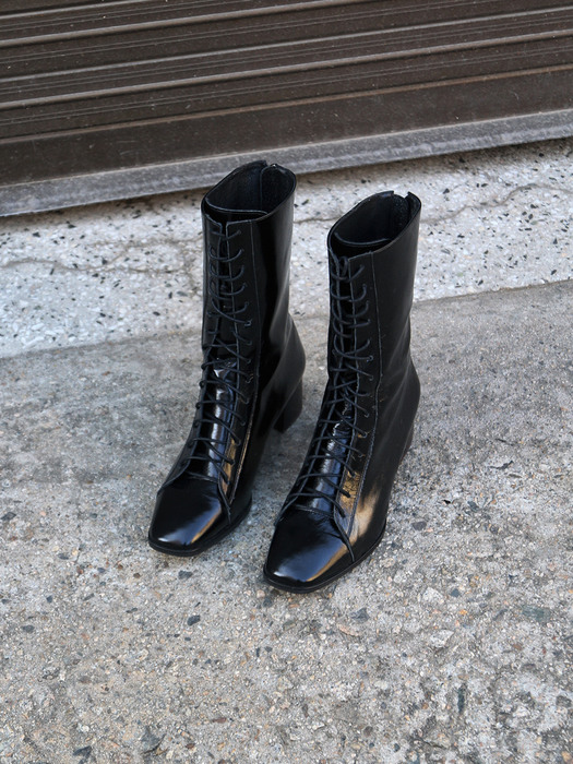 Devon lace up boots_cb0095(black)