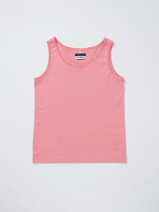 Via Lace cotton top (Pink)