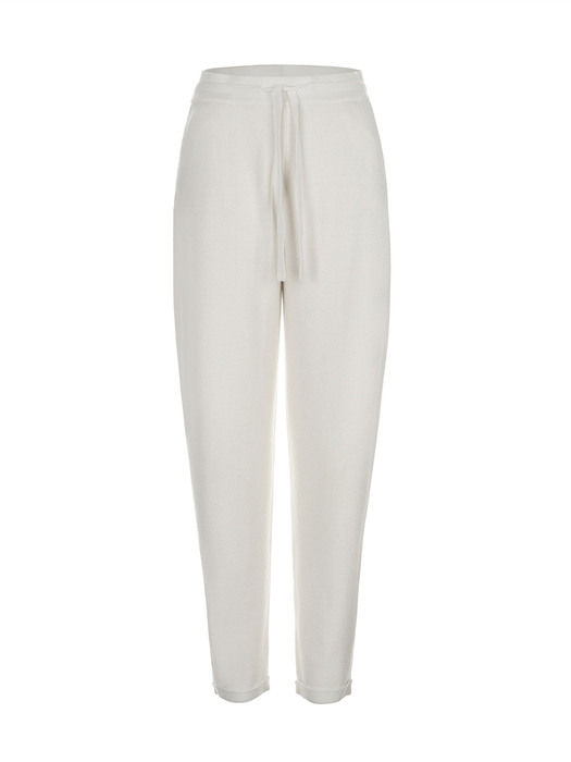 Relaxed Pocket knit Pants Ivory