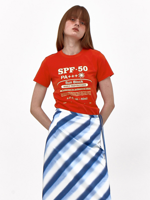 Sun Block T-Shirt ESSENTIAL Red