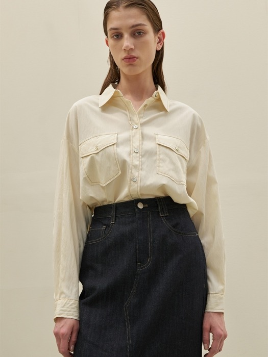 CLASSIC STITCH POCKET SHIRT (BL-4183)