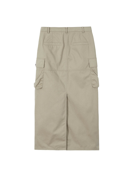 Cargo Skirt in Beige VW3AS325-91