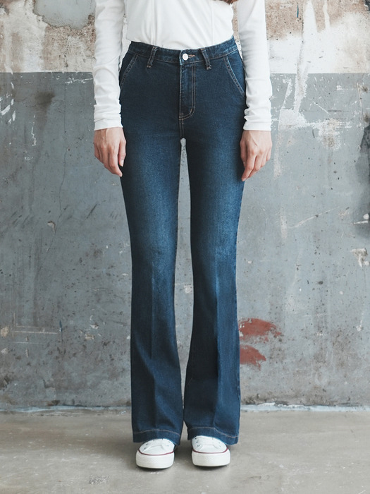 [-6cm 숏버전 추가] W1019 LESICK LONG BOOT CUT_DEEP BLUE