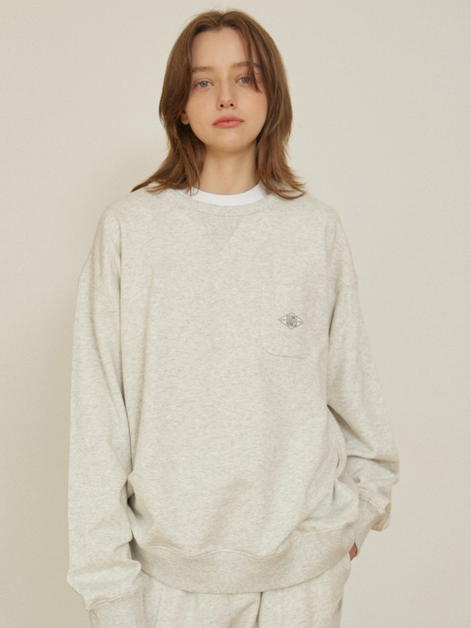 POCKET BASIC SWEATSHIRT [4 COLOR]