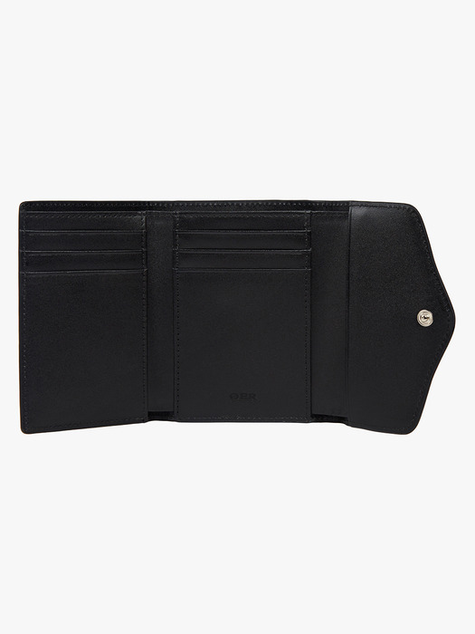 Lina trifold wallet - Black