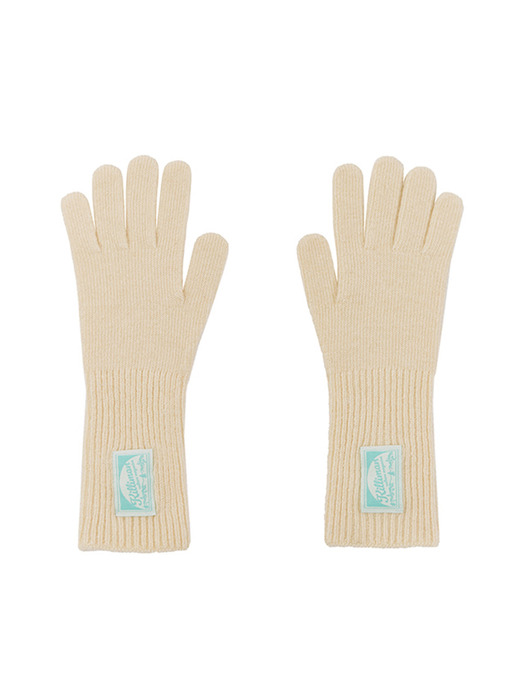 [선물포장] Killiman wool gloves - Soo Ivory