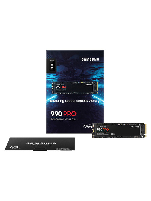 삼성전자 공식인증 SSD MZ-V9P1T0BW 990PRO M.2 PCIe NVMe 1TB
