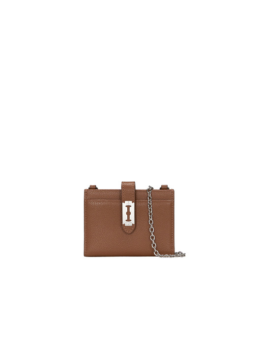 Magpie Chain Card Wallet (맥파이 체인 카드지갑) Starfish Brown