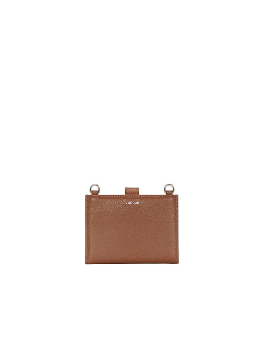 Magpie Chain Card Wallet (맥파이 체인 카드지갑) Starfish Brown