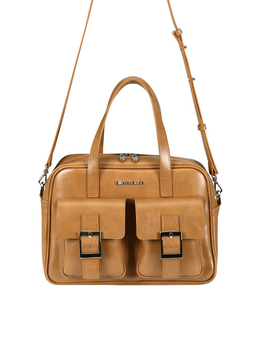 PK Middle Shoulder Bag (camel)