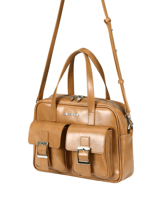 PK Middle Shoulder Bag (camel)