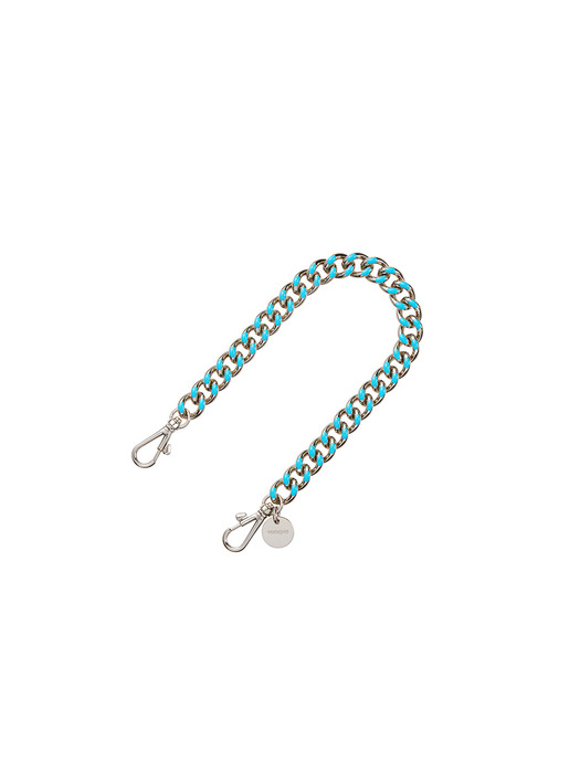 Manicure Chain Short Strap (매니큐어 체인 숏 스트랩) Cyan Blue