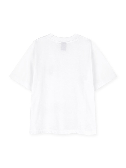 우먼즈 에센셜 블로썸 티셔츠(WHITE)