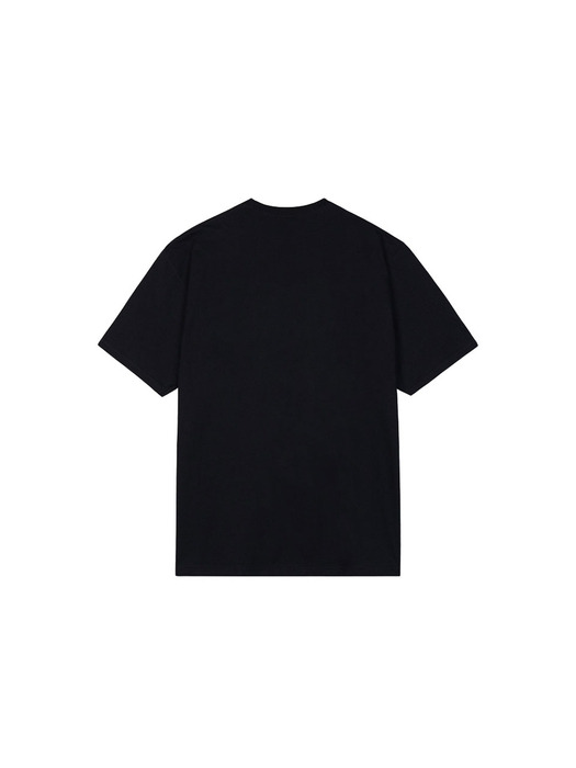 스투시 남녀공용 도베르만 티셔츠 블랙 1904997-0001