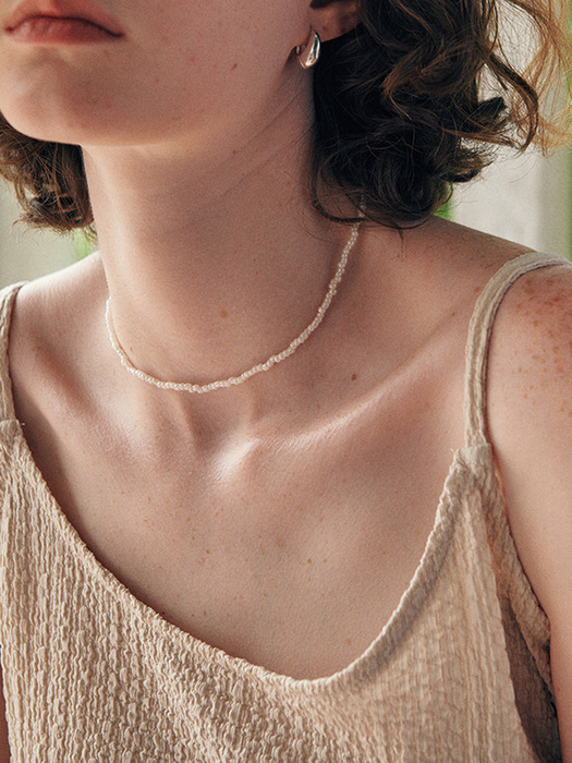 [925 silver] Un.silver.186 / lait necklace