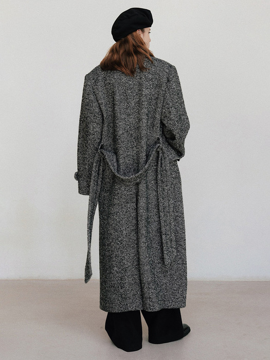 BOH LONG COAT_HERRINGBONE