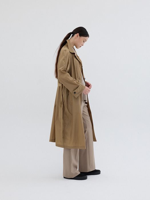 LIGHT WEIGHT TRENCH COAT_BEIGE