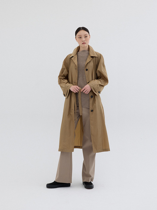 LIGHT WEIGHT TRENCH COAT_BEIGE