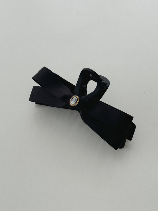 Cameo Double Ribbon Claw [Black]