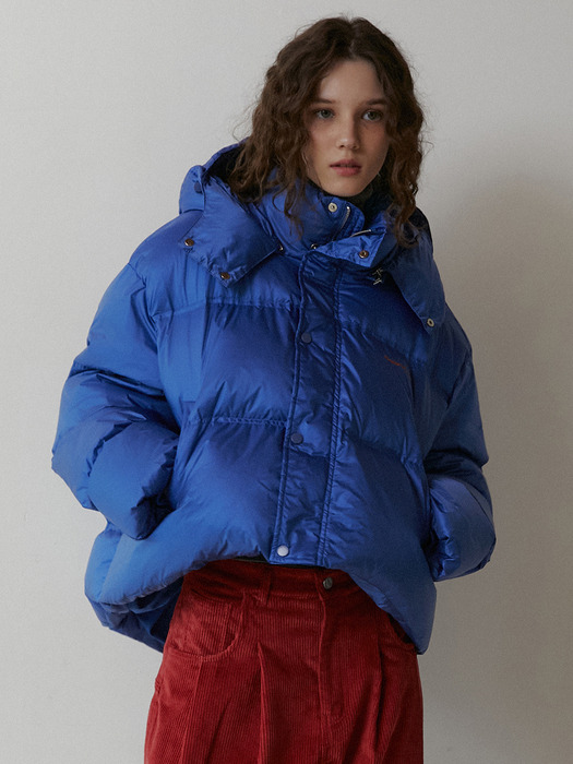 Duck Down Puffer Jacket (Blue)