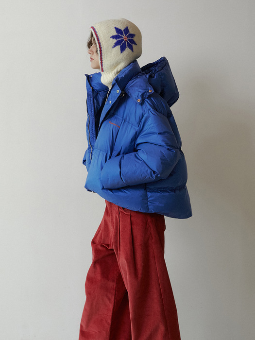 Duck Down Puffer Jacket (Blue)