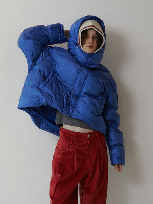 Duck Down Puffer Jacket (Blue)