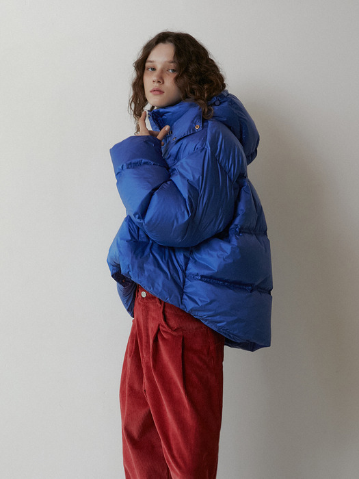 Duck Down Puffer Jacket (Blue)