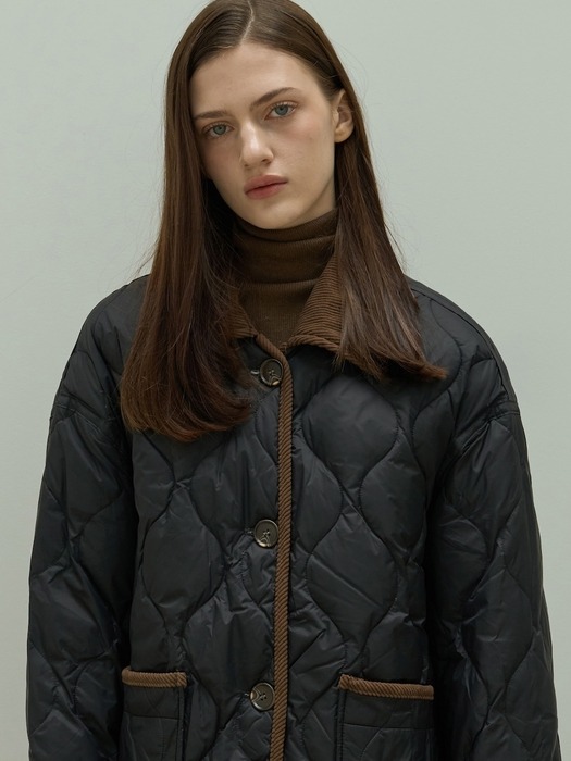 Vintage Quilted Jacket_2Color