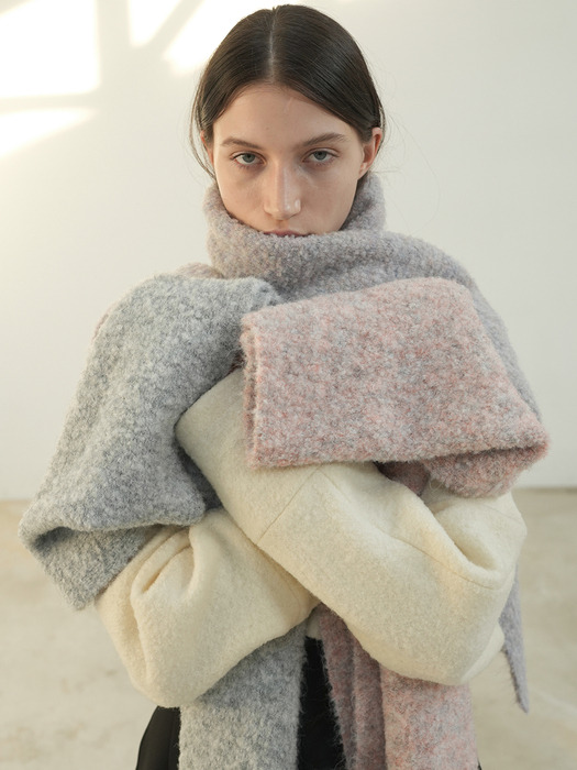 BOUCLE WOOL MUFFLER / 3COLOR