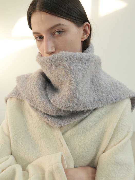 BOUCLE WOOL MUFFLER / 3COLOR