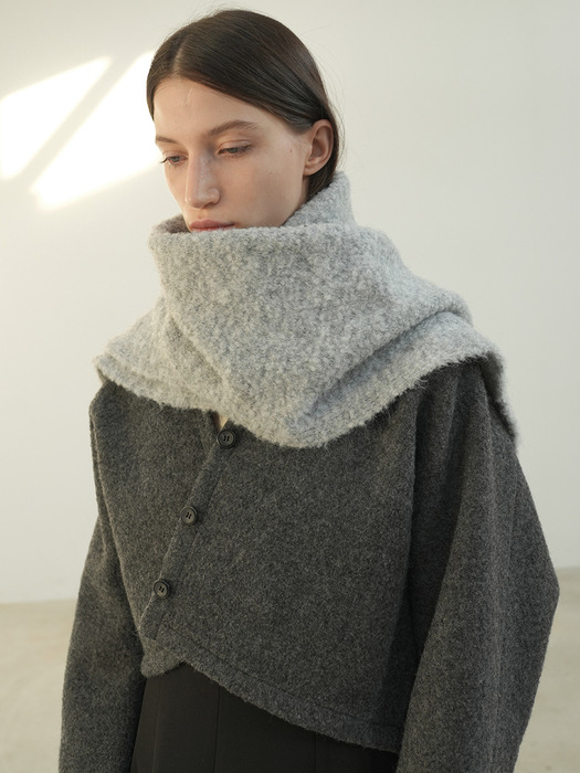 BOUCLE WOOL MUFFLER / 3COLOR