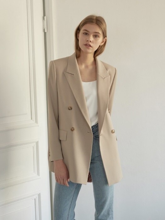 Peaked Lapel Double Jacket [BE] 