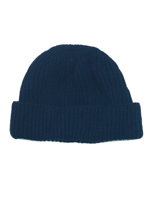 [UNISEX] WOOL 100 BEANIE [NAVY]