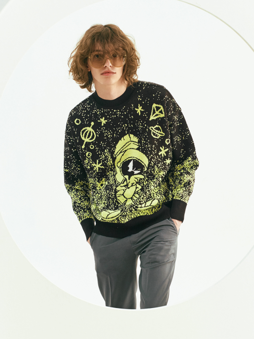 [SS19 STEREO X LOONEY TUNES] Marvin Knit(Black)