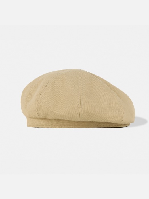 [OUTMODE] COTTON BASIC BERET - BEIGE