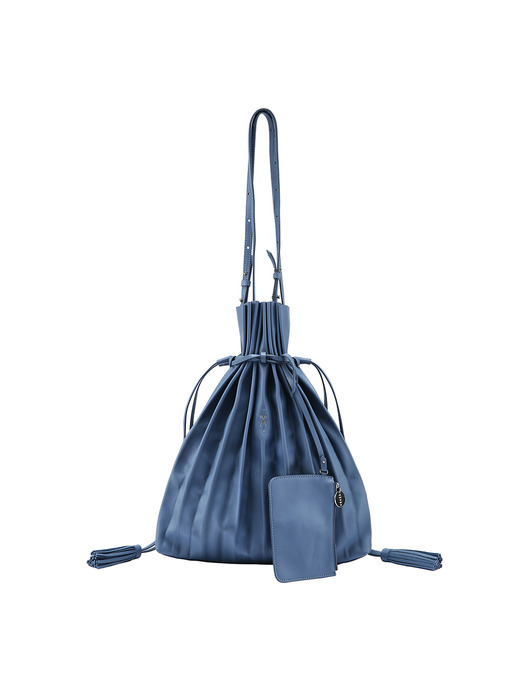 Lucky Pleats Shopper British Blue