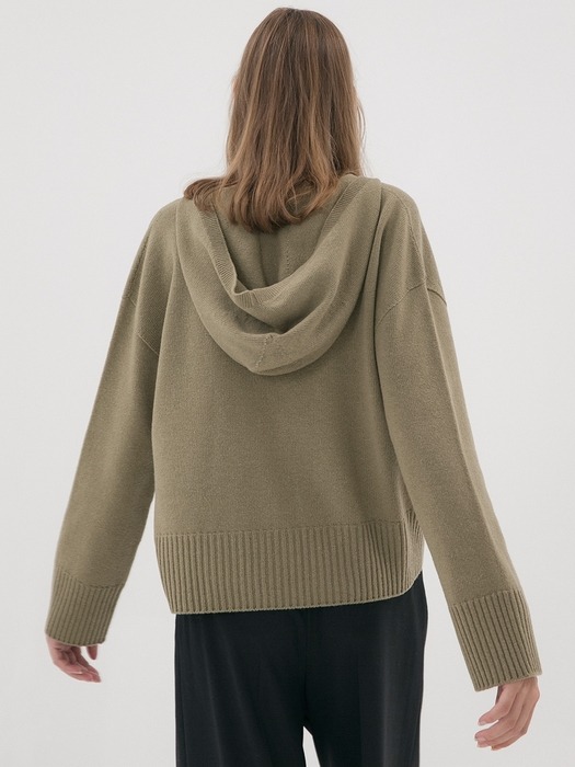 Hood Knit - Khaki