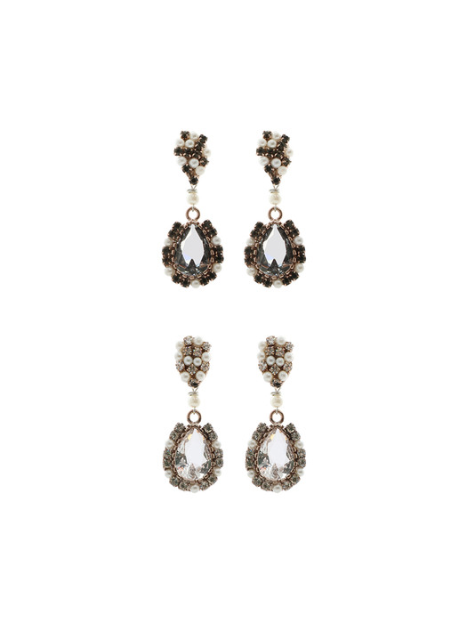 Crystal ``drop`` Earrings