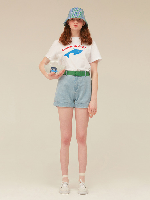 DOLPHIN T-SHIRTS_white