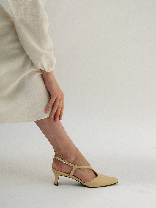 billy slingback  - beige