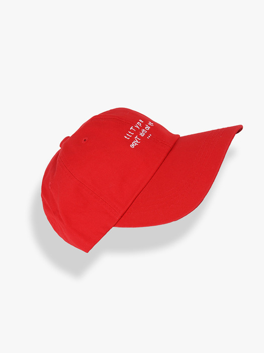 001 Ball Cap Type#1, Red