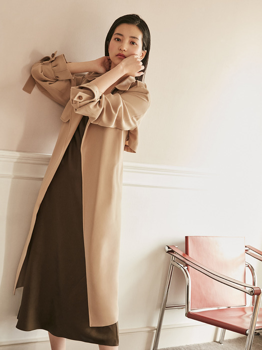 [리퍼브][19SS][Drama Signature] Belted Straight Trench