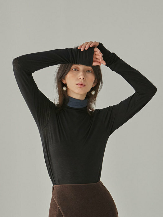 Lily Jersey Top_Black