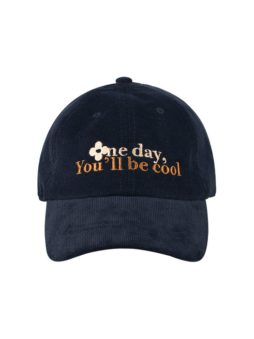 CORDUROY BALL CAP_NAVY