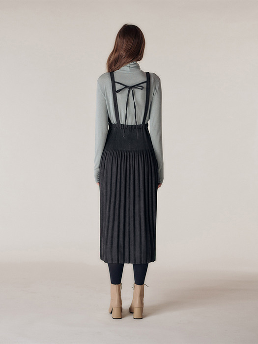 Fortuna string dress_Black