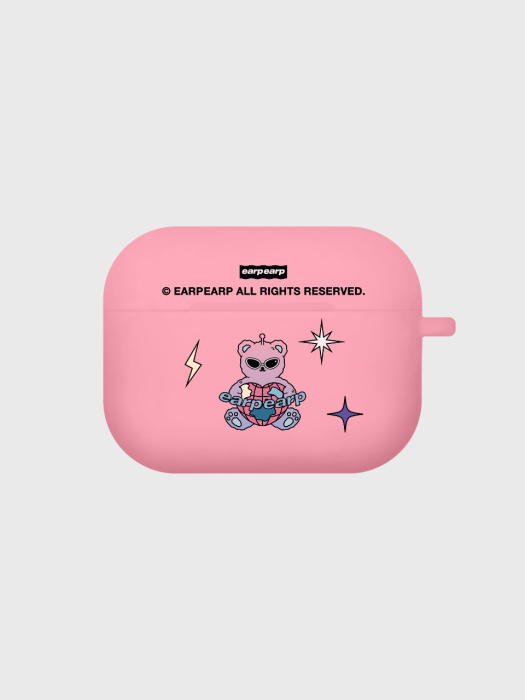 Space night bear-pink(Air pods pro case)